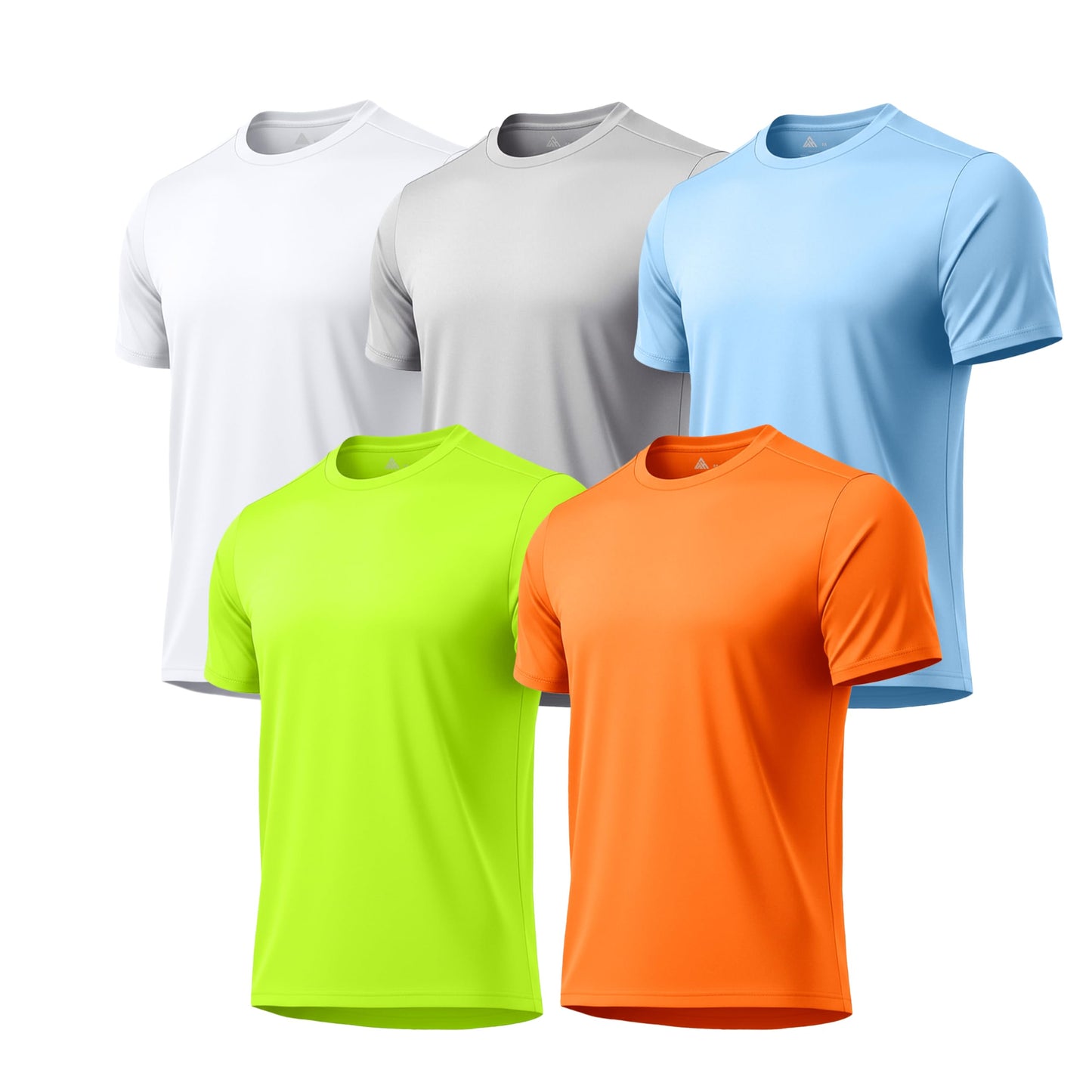 ZITY T-Shirts for Man Pack Short Sleeve UPF 50 Uv Blocking Fishing Workout Shirt Fast Dry Breathable Swim Shirt for Beach Water Shirts for Men XL
