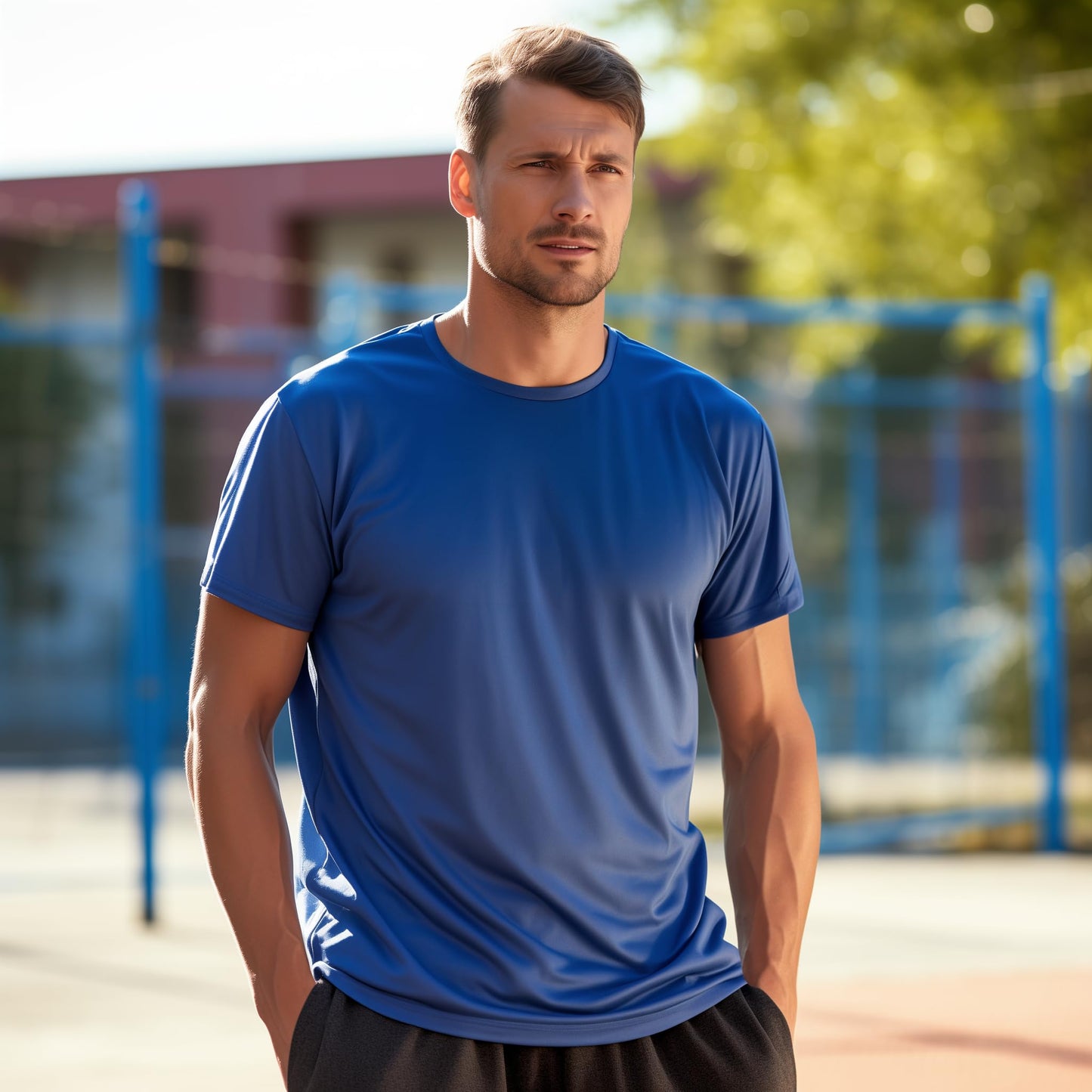 Yafanqi 7 Pack Mens Short Sleeve Shirts Quick Dry Moisture Wicking Athletic Running Gym Workout Casual Basic Tee Shirt